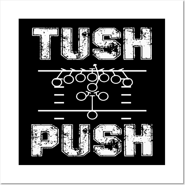 Philly Brotherly Shove Tush Push Funny Wall Art by Zimmermanr Liame